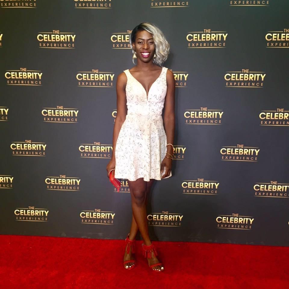 Founder of The Actors Gem on the red carpet at The Celebrity Experience